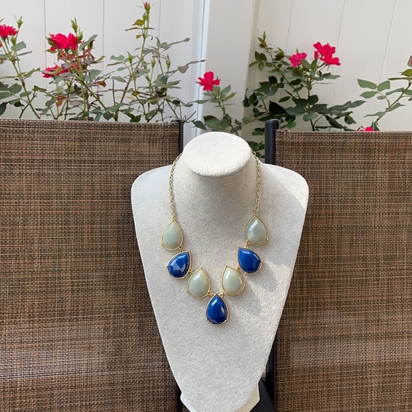 Blue Gem Stone Necklace - Picture 12 of 12